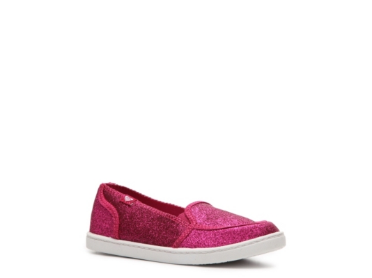 Roxy Mesa Girls' Toddler & Youth Glitter Casual Shoe