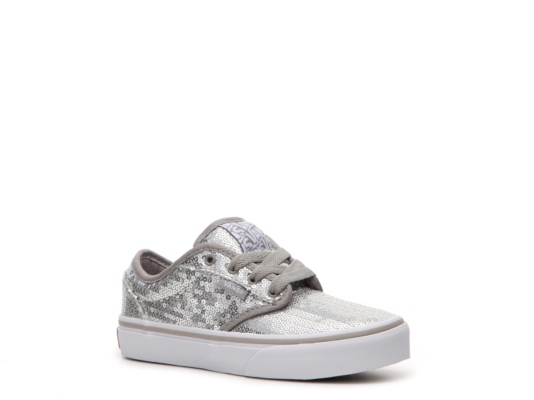 Vans Atwood Girls' Toddler & Youth Sequin Skate Shoe