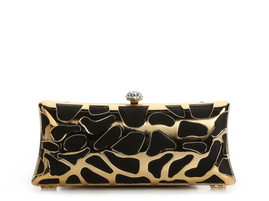 Lulu Townsend Cut Out Metal Box Clutch