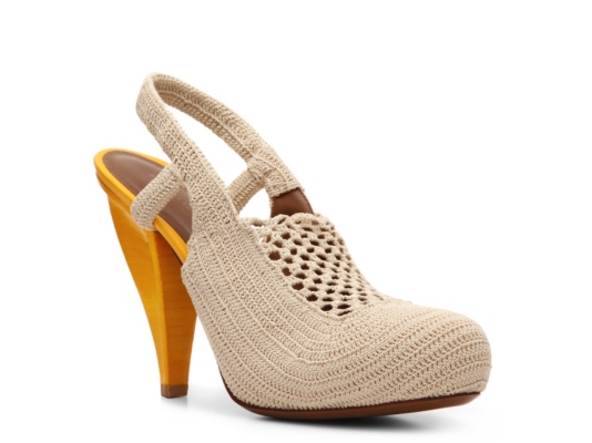 Bottega Veneta Crochet Platform Pump
