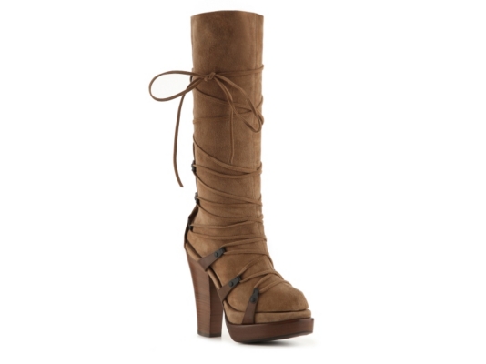 Bottega Veneta Suede Platform Boot