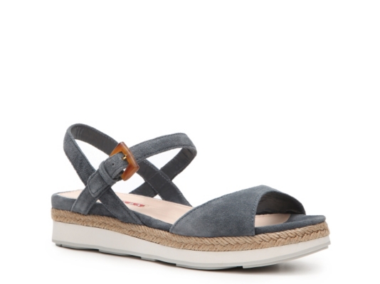 Prada Suede Flatform Sandal