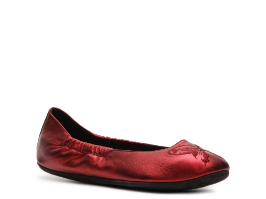 Bottega Veneta Metallic Leather Embroidered Slipper