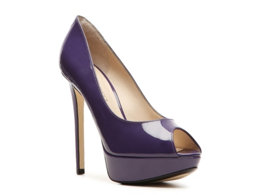 Emilio Pucci Patent Leather Peep Toe Pump