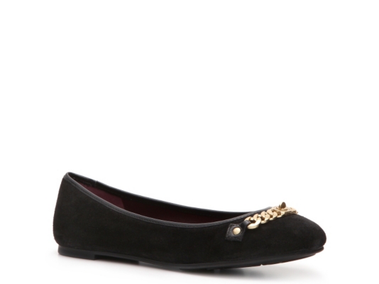 Marc by Marc Jacobs Suede Chain Link Flat