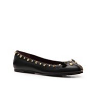Marc by Marc Jacobs Studded Leather Mouse Flat