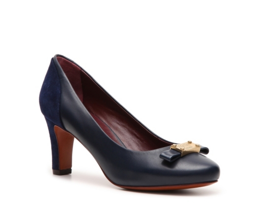 Marc by Marc Jacobs Leather Bow Pump