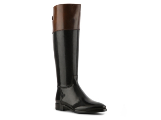 Santoni Leather Riding Boot
