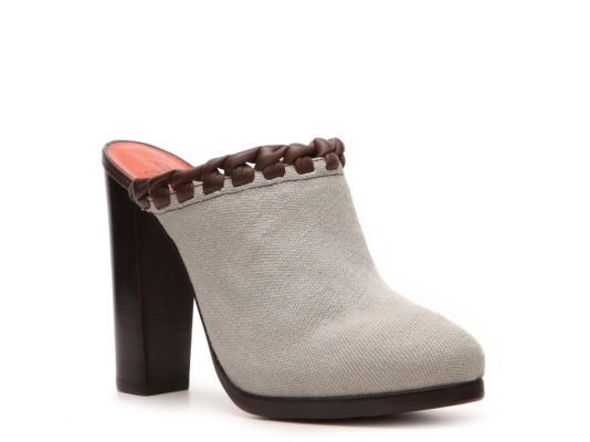 Santoni Canvas Mule