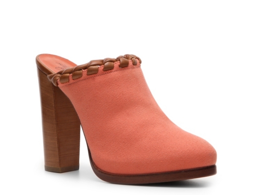 Santoni Canvas Mule