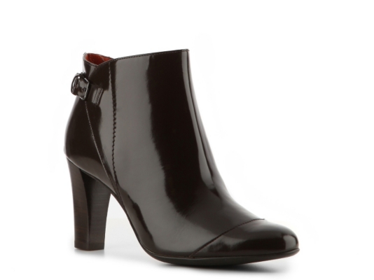 Santoni Patent Leather Ankle Bootie