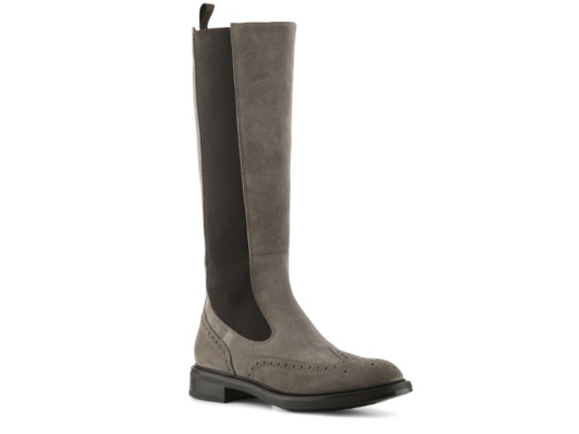 Santoni Suede Wingtip Boot