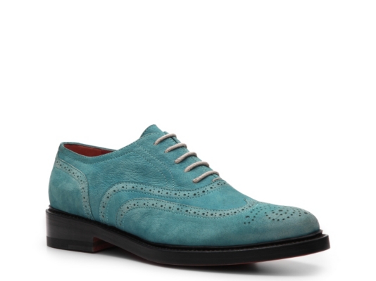 Santoni Suede Oxford