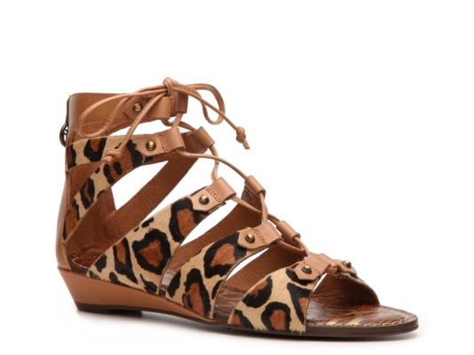 Sam Edelman Dante Gladiator Leopard Sandal