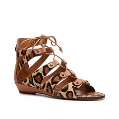 gladiator leopard sandals