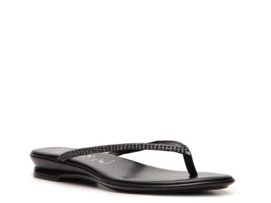 Italian Shoemakers Glass Flat Sandal