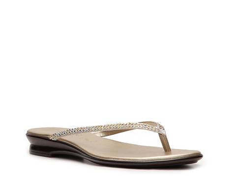 Italian Shoemakers Glass Flat Sandal | DSW