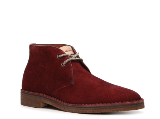 Santoni Suede Chukka Boot