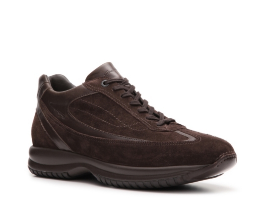 Santoni Leather & Suede Sneaker