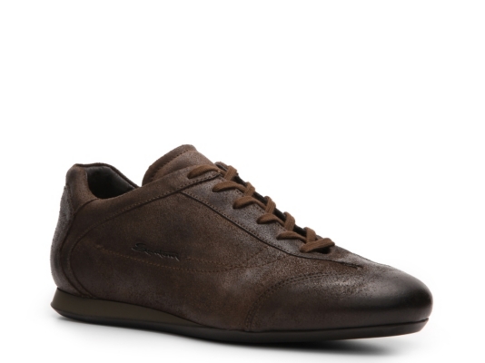 Santoni Leather Sneaker