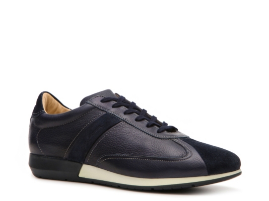 Santoni Leather & Suede Sport Sneaker