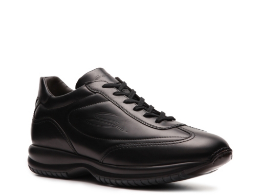 Santoni Leather Sneaker