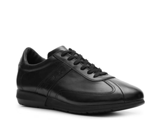 Santoni Leather Sneaker