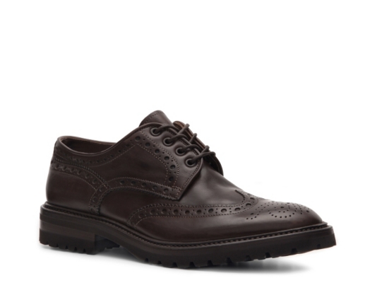 Santoni Leather Wingtip Oxford