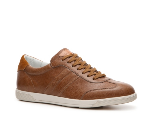 Santoni Textured Leather Sneaker