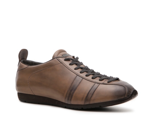 Santoni Leather Sneaker