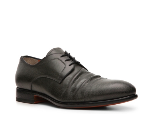 Santoni Leather Scrunch Oxford