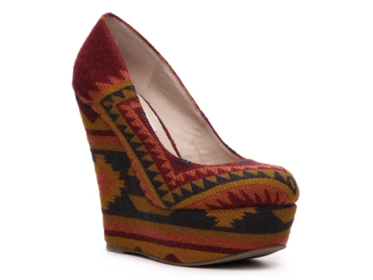 Steve Madden Pammyy Print Wedge Pump