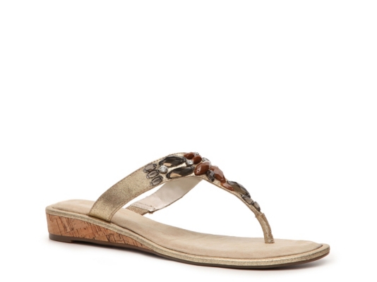 Etienne Aigner Dianne Jeweled Flat Sandal | DSW