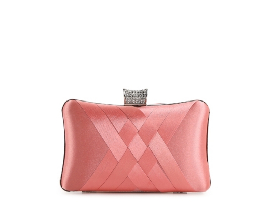 Lulu Townsend Satin Minaudiere Clutch