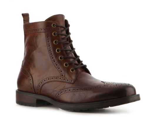 Aston Grey Cable Wingtip Boot