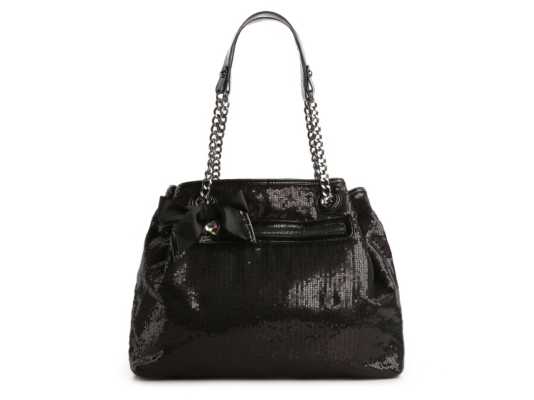 Betsey Johnson Cheetah Punk Sequin Tote
