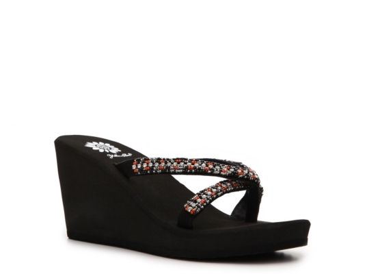 Yellow Box Coco Wedge Sandal