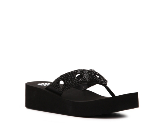 Yellow Box Keiba Wedge Sandal