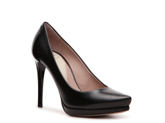 Herve Leger Albee Leather Platform Pump