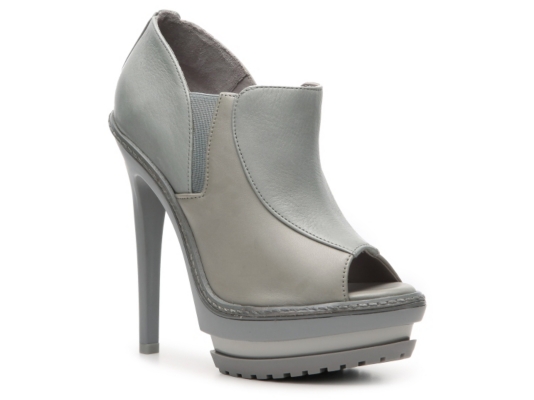Herve Leger Olechka Leather Platform Bootie