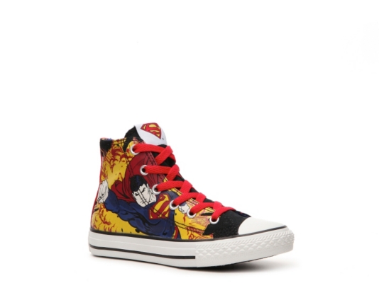 Converse Chuck Taylor DC Comics Superman Boys' Toddler & Youth Hi-Top Sneaker