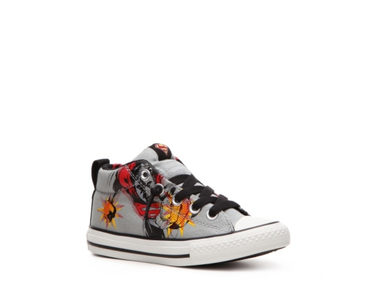 Converse Chuck Taylor DC Comics Superman Boys' Toddler & Youth Mid Sneaker