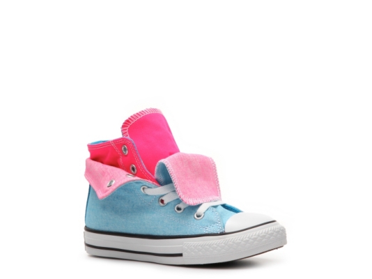 Converse All Star Two Fold Girls' Toddler & Youth Mid-Top Sneaker