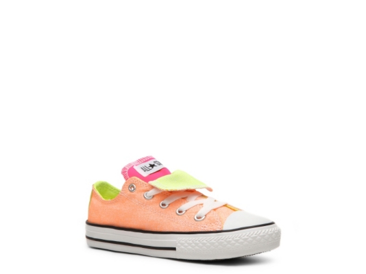 Converse All Star Double Tongue Girls' Toddler & Youth Sneaker