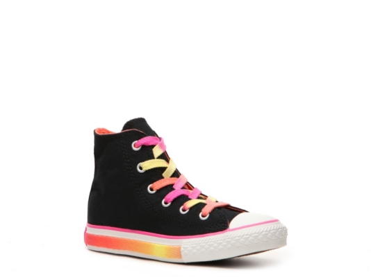 Converse All Star Chuck Taylor Girls' Toddler & Youth Hi Sneaker