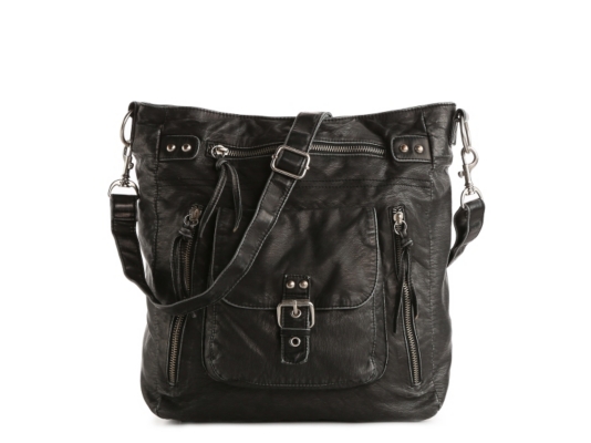 Poppie Jones Washed Double Cross Body Bag