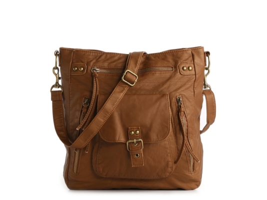 Poppie Jones Washed Double Cross Body Bag