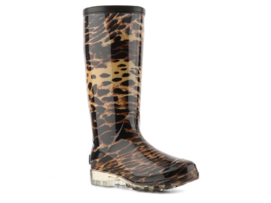 cheetah print hunter rain boots