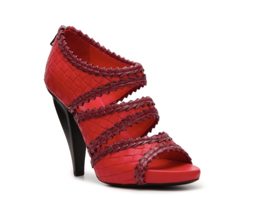 Bottega Veneta Woven Leather Platform Sandal