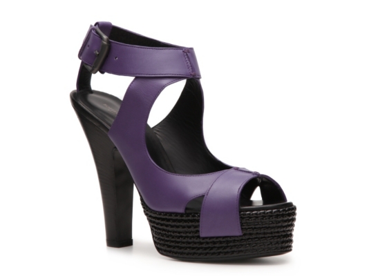 Bottega Veneta Leather Cutout Sandal